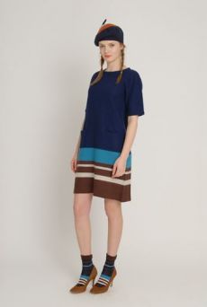 AW1213 BOILED NOMAD DRESS - VARIOUS - Other Image